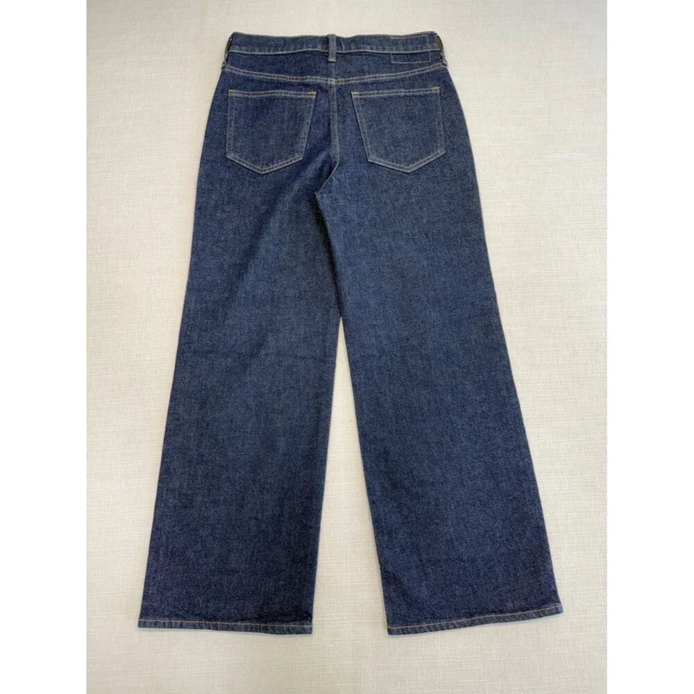 J. Crew 96 Slim Wide Dark Indigo Jeans